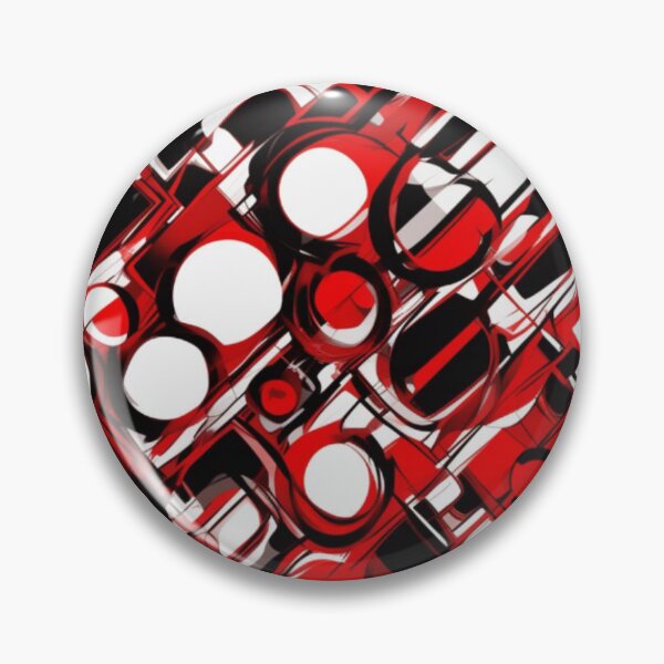 Item preview, Colorful, Abstract, Red White, Bubbles, Contrast, Throw Pillow, Living room, Bedroom, Home and Living designed and sold by Ivan333Croatia.