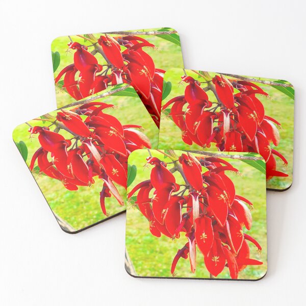 Item preview, red flowers at Belém garden designed and sold by Tereza Pilar  Art.