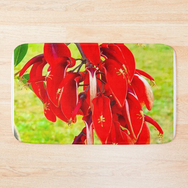Item preview, red flowers at Belém garden designed and sold by Tereza Pilar  Art.