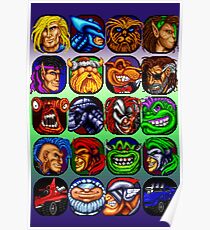 Rock N' Roll Racing Characters Poster
