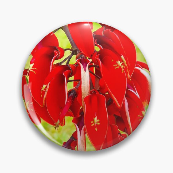 Item preview, red flowers at Belém garden designed and sold by Tereza Pilar  Art.
