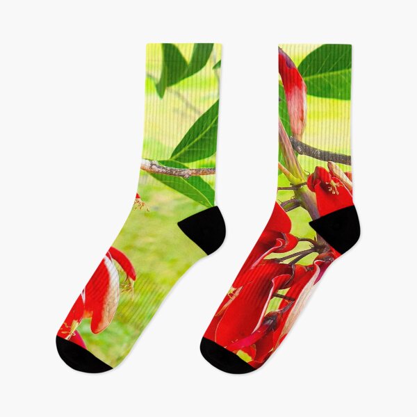 Item preview, red flowers at Belém garden designed and sold by Tereza Pilar  Art.
