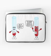 Cute Funny Negative Blood! Laptop Sleeve
