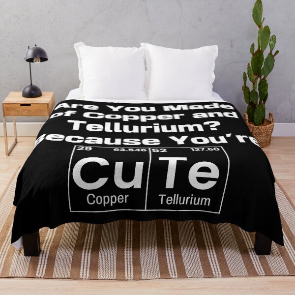 Item preview, Cute Chemistry Pun - Copper and Tellurium Funny Quote. Gift for chemist. designed and sold by Unitepeople.