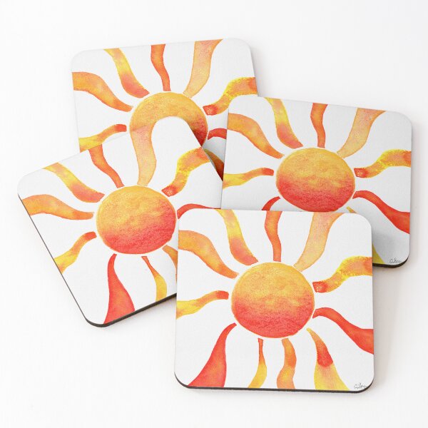 Item preview, The Sun - Orange designed and sold by Pink Brush Studio.