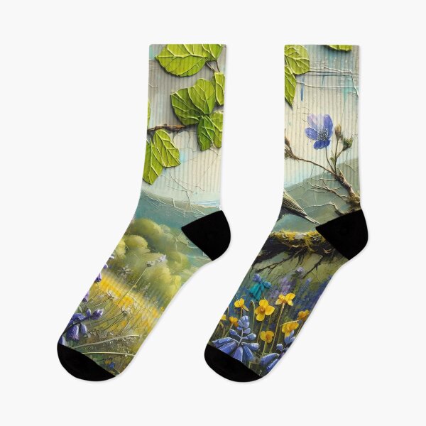 Item preview, Tranquil Springtime Landscape with Bird designed and sold by Vitalka-uk.