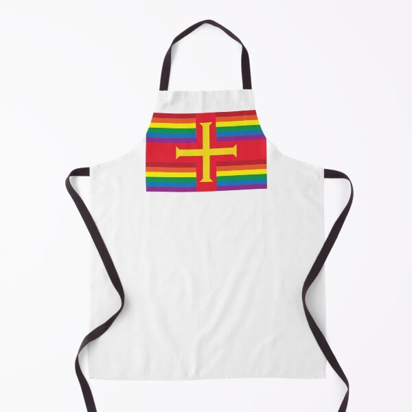 Item preview, Guernsey [Rainbow flags] designed and sold by lazarusheart.