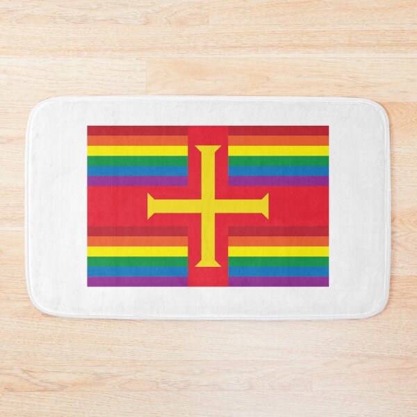 Item preview, Guernsey [Rainbow flags] designed and sold by lazarusheart.
