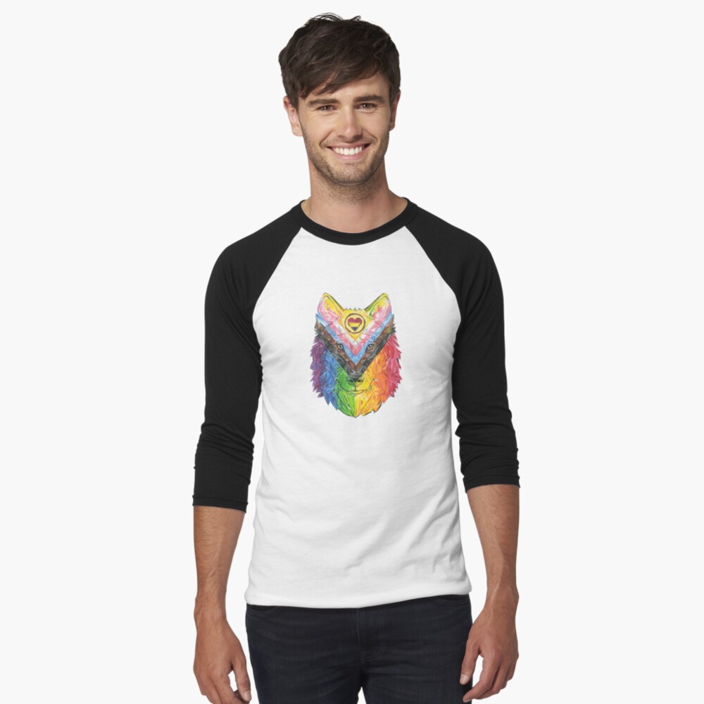 Item preview, Baseball ¾ Sleeve T-Shirt designed and sold by gwennpaints.