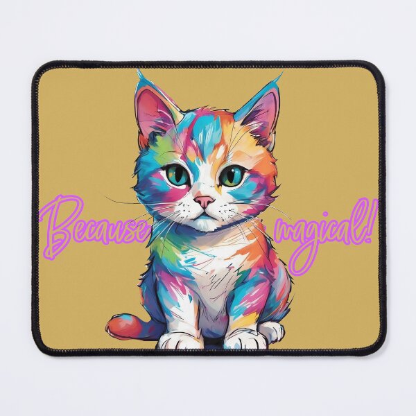 Item preview, Rainbow Kitty Explosion designed and sold by purrfect pattern.