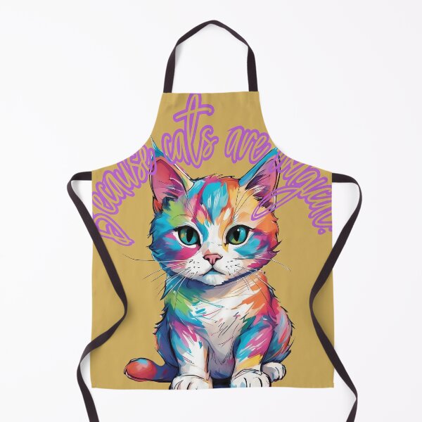 Item preview, Rainbow Kitty Explosion designed and sold by purrfect pattern.