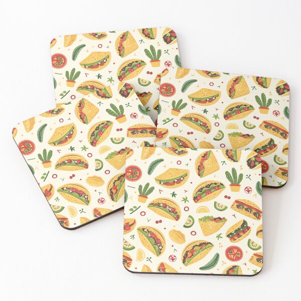 Item preview, Festive Taco Fiesta Pattern designed and sold by amortka.