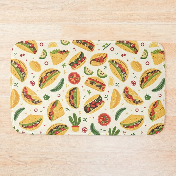Item preview, Festive Taco Fiesta Pattern designed and sold by amortka.