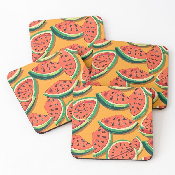 Item preview, Cartoon Watermelon Slice Pattern - Animated GIF Style designed and sold by amortka.