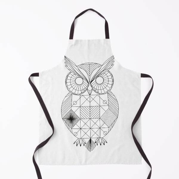 Item preview, black line owls designed and sold by Zyro Craft.