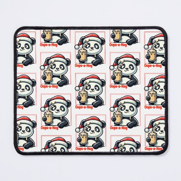 Item preview, Cute Panda with Spilled Eggnog designed and sold by maknateeshop.