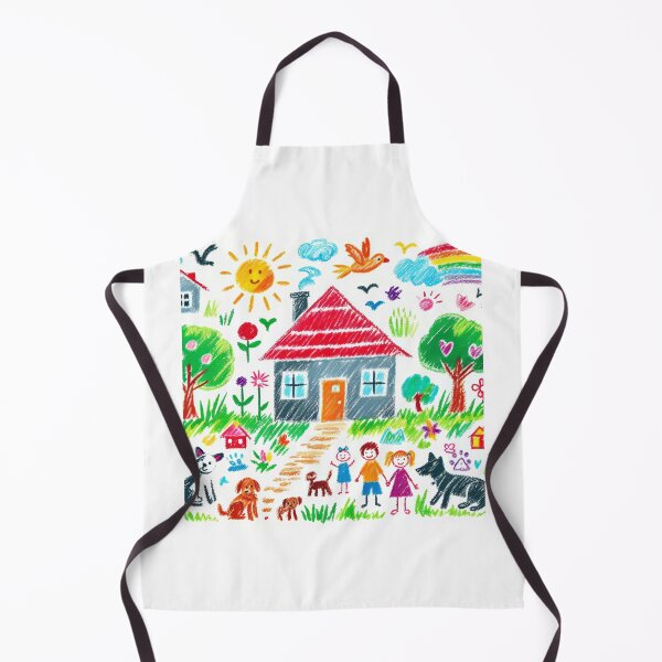 Item preview, Children's drawing with colored chalk #1 designed and sold by primtawan.