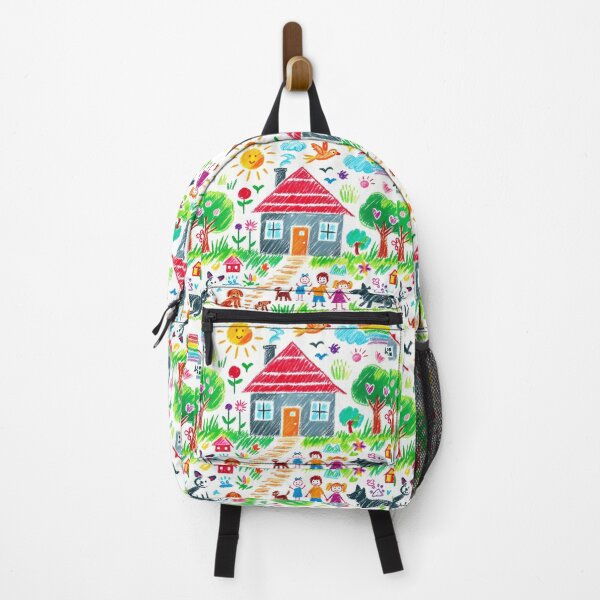 Item preview, Children's drawing with colored chalk #1 designed and sold by primtawan.