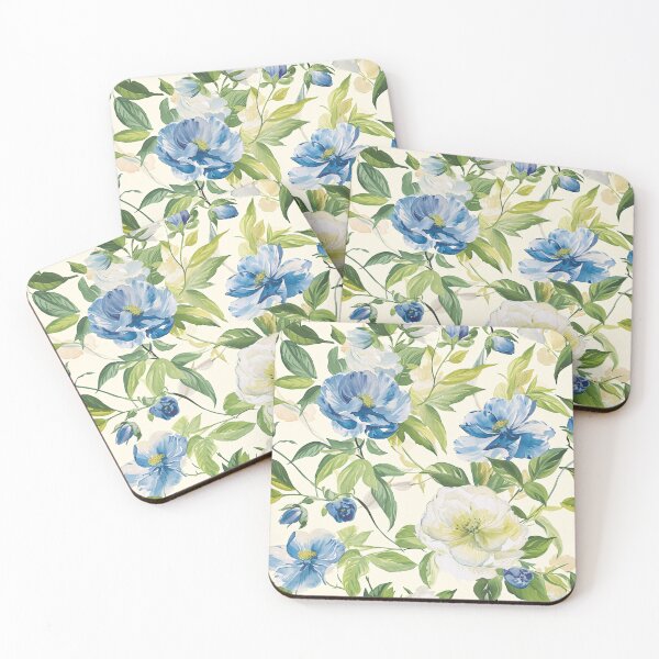 Item preview, Nostalgic Romantic Watercolor Floral Pattern designed and sold by amortka.