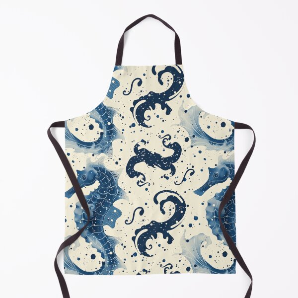 Item preview, Seahorse Whimsical Stippling Pattern designed and sold by amortka.