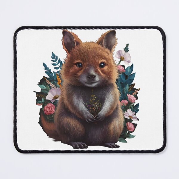 Item preview, Adorable Hedgehog with Blossoms designed and sold by TheCreativeA.