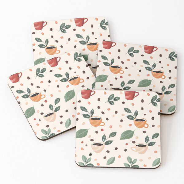 Item preview, Charming Coffee Pattern designed and sold by amortka.