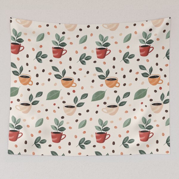 Item preview, Charming Coffee Pattern designed and sold by amortka.