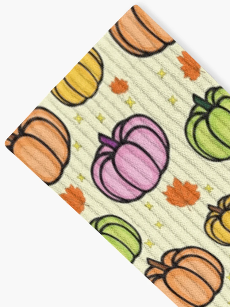 Thumbnail 2 of 5, Socks, Cutest pumpkin patch pattern designed and sold by Innet.