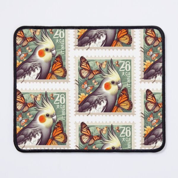 Item preview, Cockatiel Postage Stamp designed and sold by Maddiisbirds.