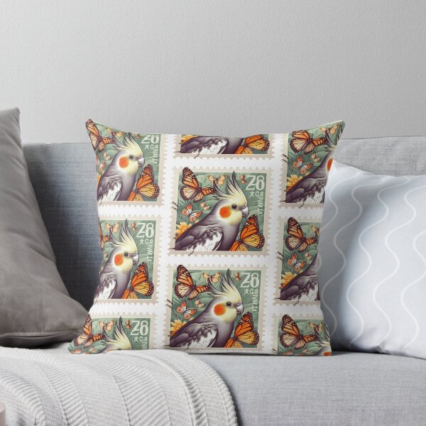 Item preview, Cockatiel Postage Stamp designed and sold by Maddiisbirds.