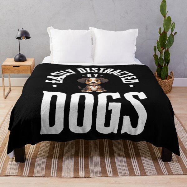 Item preview, Easily Distracted By Dogs designed and sold by SwejdDesign.