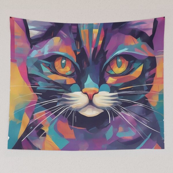 Item preview, Ethereal Feline Majesty designed and sold by purrfect pattern.