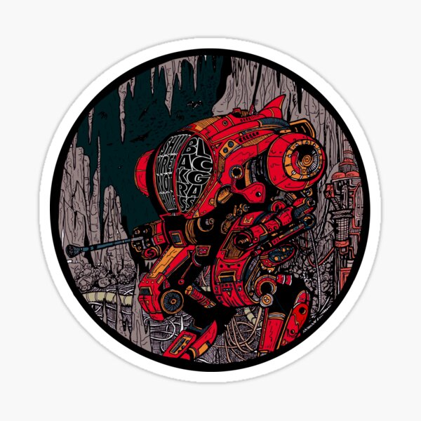 Shiny Red Nothing - Blackgrass Mech Sticker