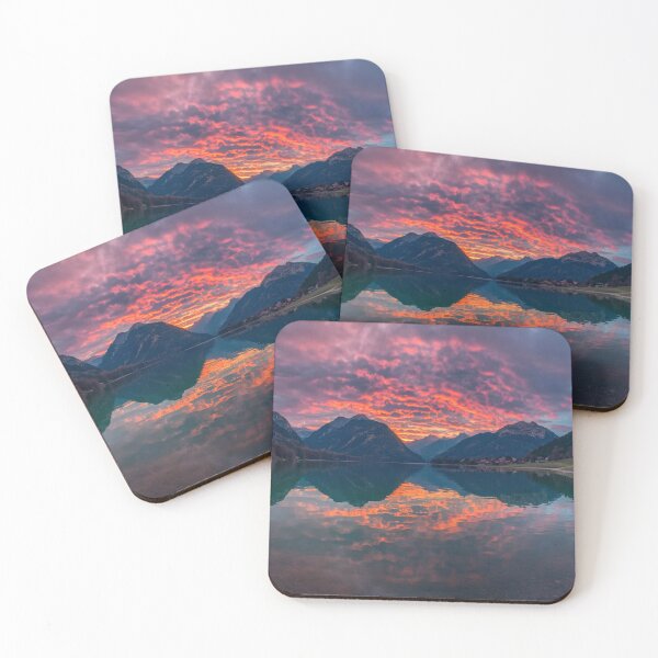 Item preview, Sunset Over Tranquil Mountains designed and sold by TheCreativeA.