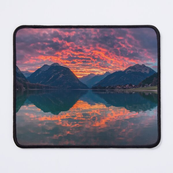 Item preview, Sunset Over Tranquil Mountains designed and sold by TheCreativeA.