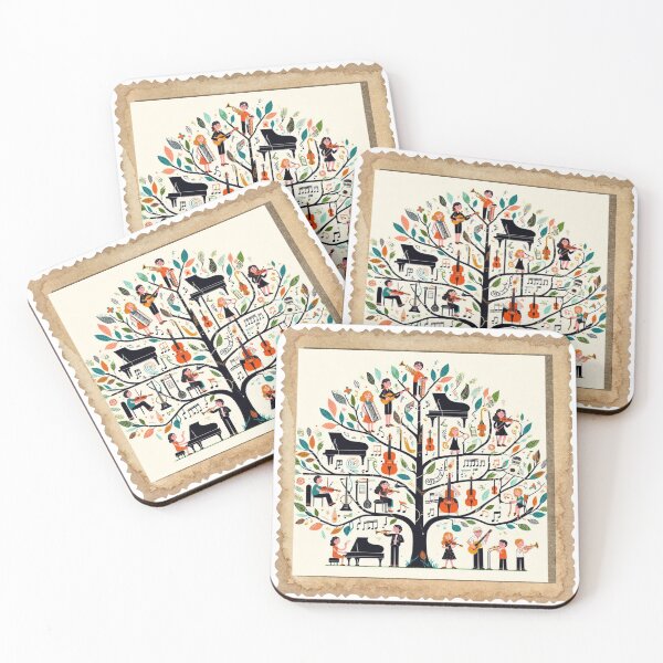 Item preview, Musical Family Tree Art, Family Tree for Musicians designed and sold by CulturalCurios.