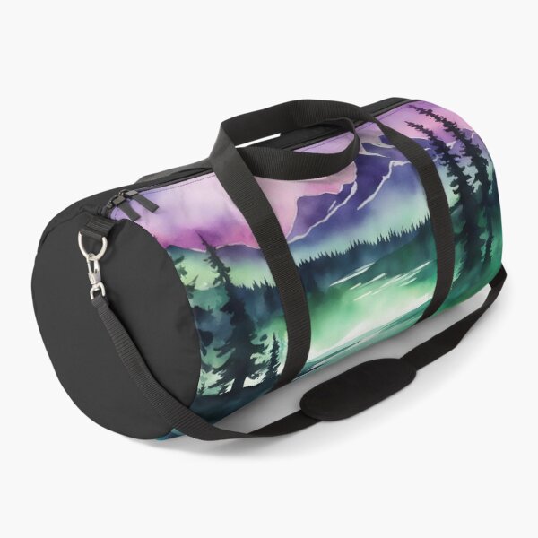 Item preview, Green and Purple Landscape in Watercolor Style designed and sold by CalmnessbyChoice.
