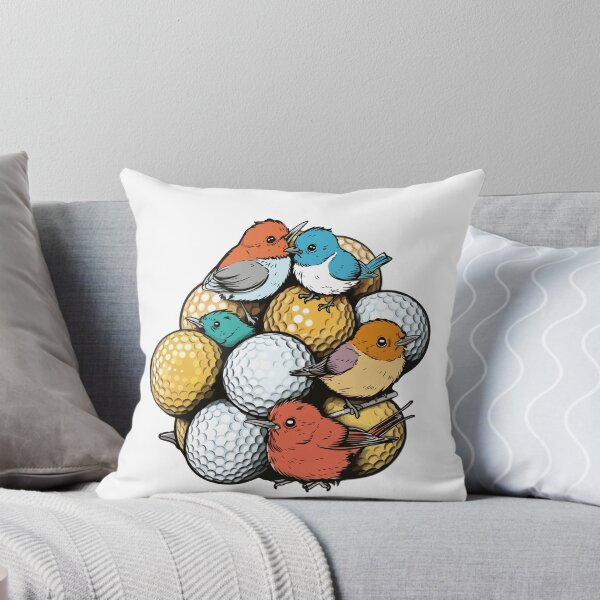Item preview, Group of birdies on golf balls designed and sold by VectorVisionary.