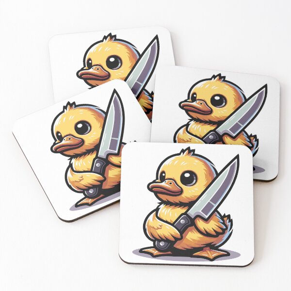 Item preview, Cute kawaii chick with knife designed and sold by SekoOne.