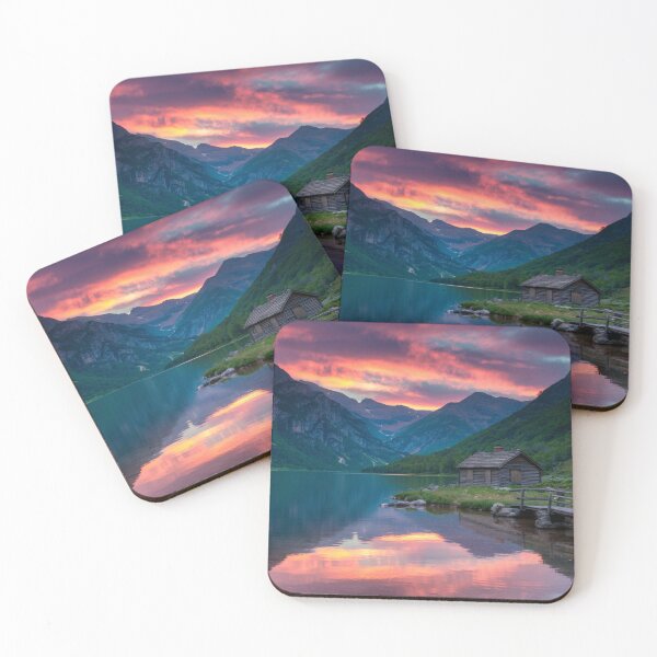 Item preview, Golden Hour Mountain Serenity designed and sold by TheCreativeA.