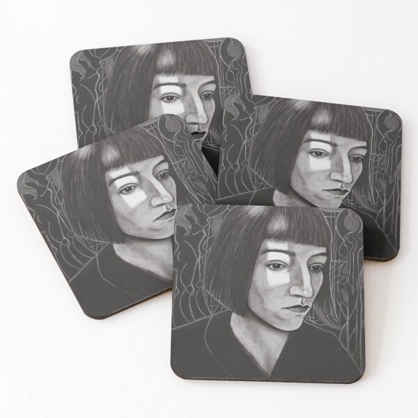 Item preview, Portrait of an unknown woman with ephemera designed and sold by crowleyronan123.