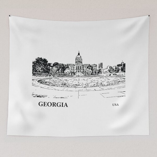 Item preview, Georgia State USA designed and sold by Lakeric Cityscapes.