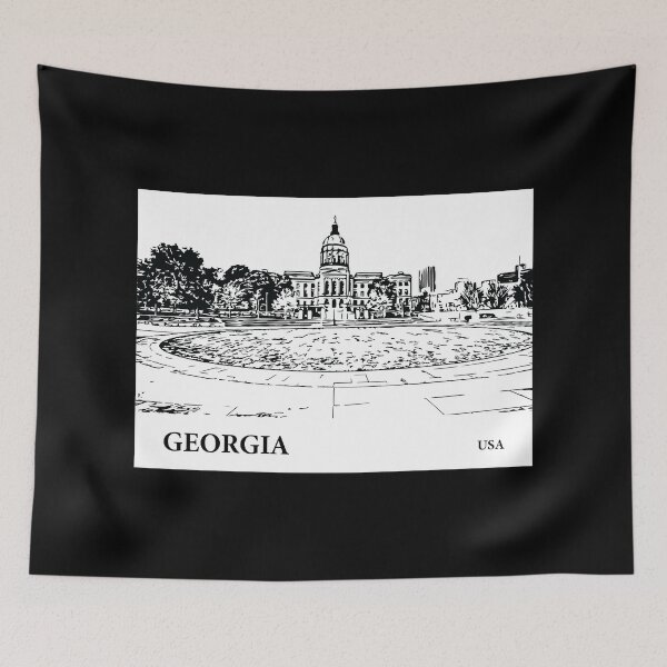 Item preview, Georgia State USA designed and sold by Lakeric Cityscapes.