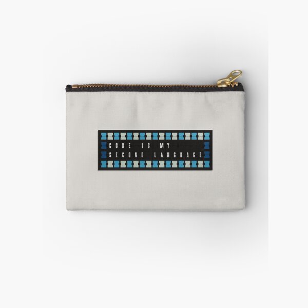 Item preview, "Code Is My Second Language" flipboard typography designed and sold by trepiu.