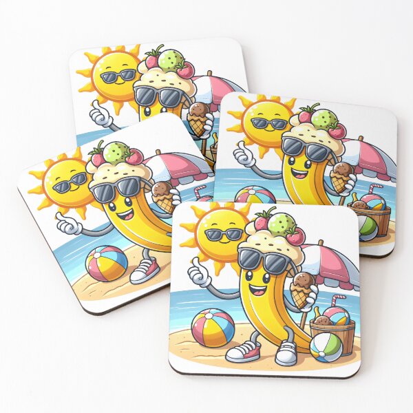 Item preview, Funny banana split summer designed and sold by Magdalena-7.