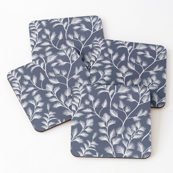 Item preview, Indigo Brush Stroke Branch Pattern designed and sold by lauragraves.