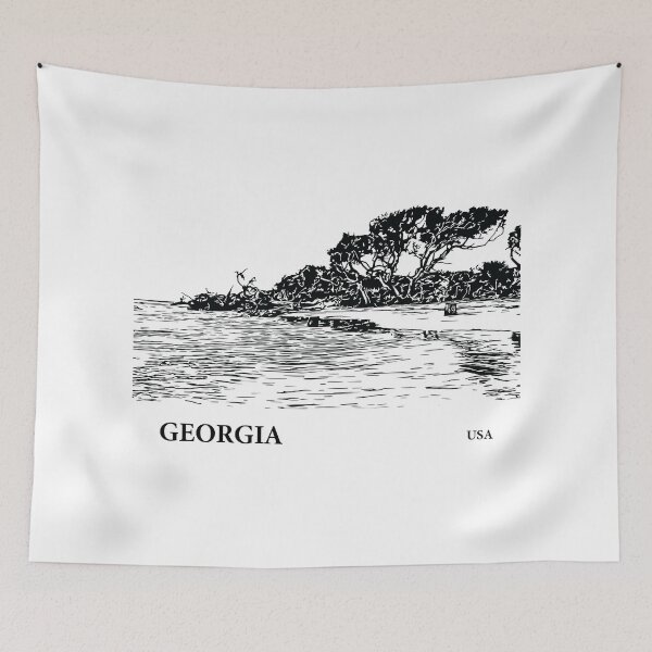 Item preview, Georgia USA designed and sold by Lakeric Cityscapes.