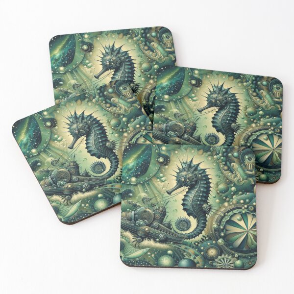 Item preview, Mechanical Majesty: The Steampunk Seahorse designed and sold by MiszungART.