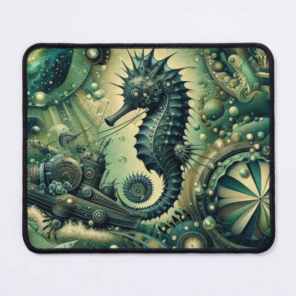 Item preview, Mechanical Majesty: The Steampunk Seahorse designed and sold by MiszungART.