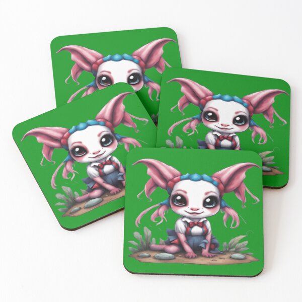 Item preview, Harley The Axolotl, Product Colour: Emerald Green designed and sold by Midnight Veil Designs.